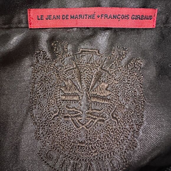 Marithé et François Girbaud Shirt Men’s 2XL XXL Brown Long Sleeve Button Up - Picture 6 of 10